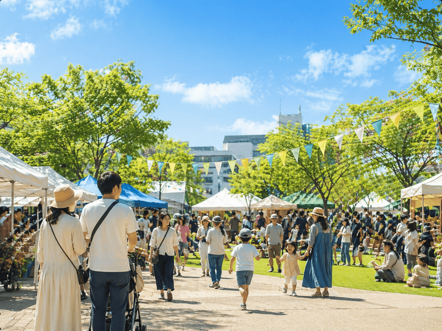 地域イベントやマルシェの撮影イメージ